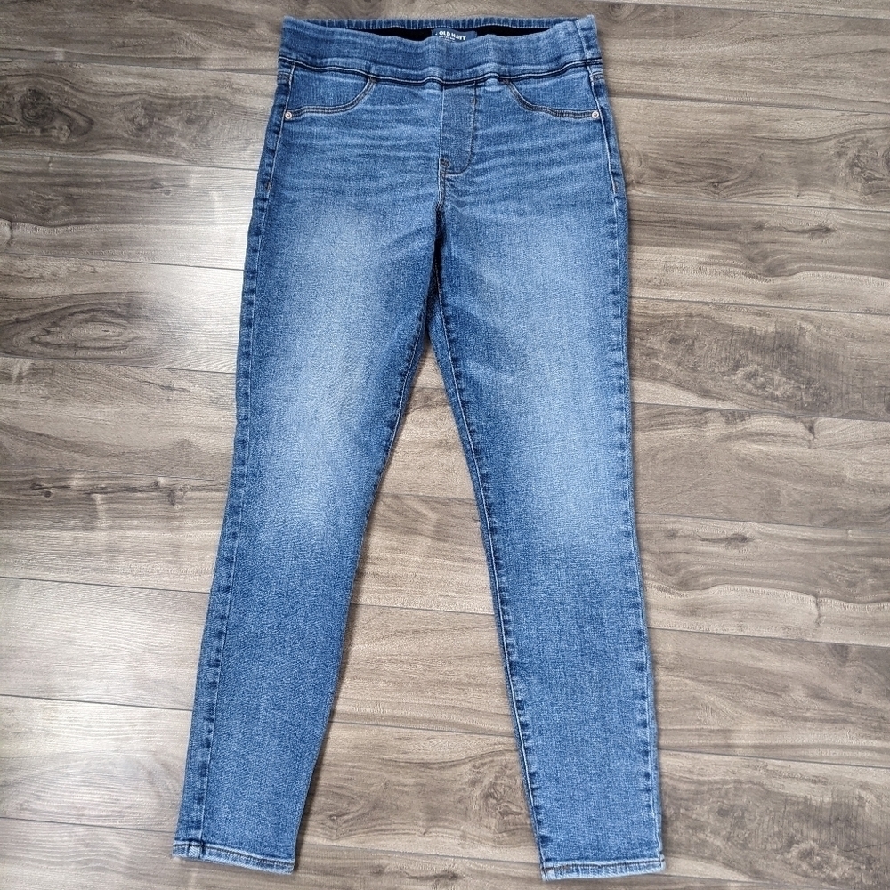 Old Navy Rockstar Pull On Jeggings size 10 Suzie Blue